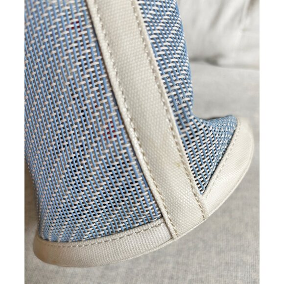 Solid & Striped The Pookie Mini Tote Bag - Sky Mesh - Picture 15 of 16